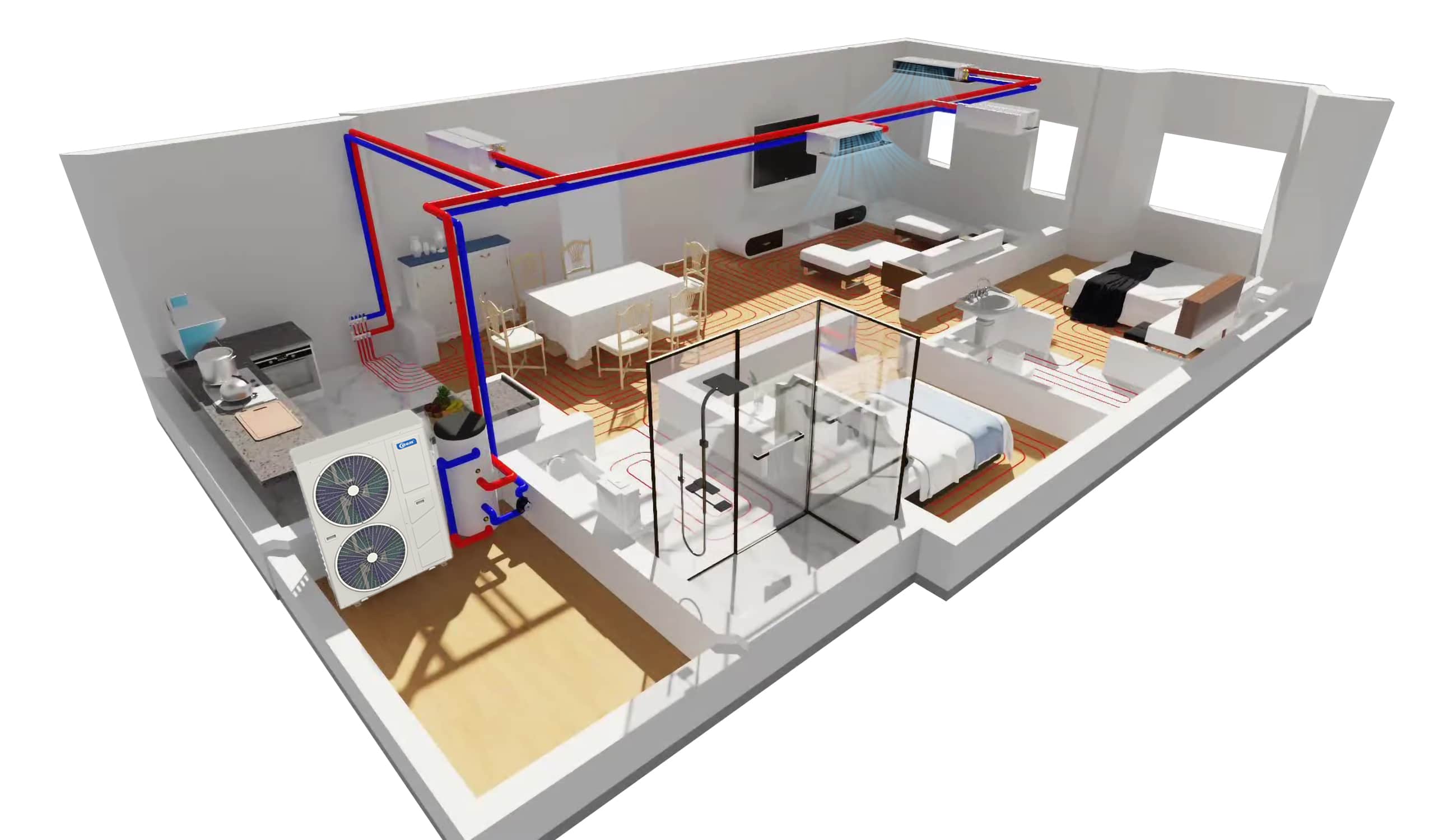 安装季，地暖空调一体机值不值得装？揭秘高端品质之选